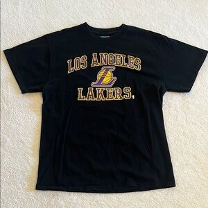 NBA Exclusive Collection LAKERS Black Shirt Size S